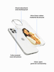 Snuggly Girliecore Name Printed Clear Silicone Cover