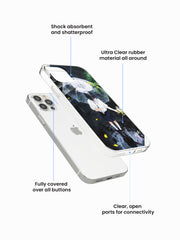 Silvara Illustrae Name Printed Clear Silicone Cover