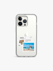 Stamp Polaroid Custom Printed Clear Silicone Cover