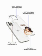 Critter Girliecore Name Printed Clear Silicone Cover