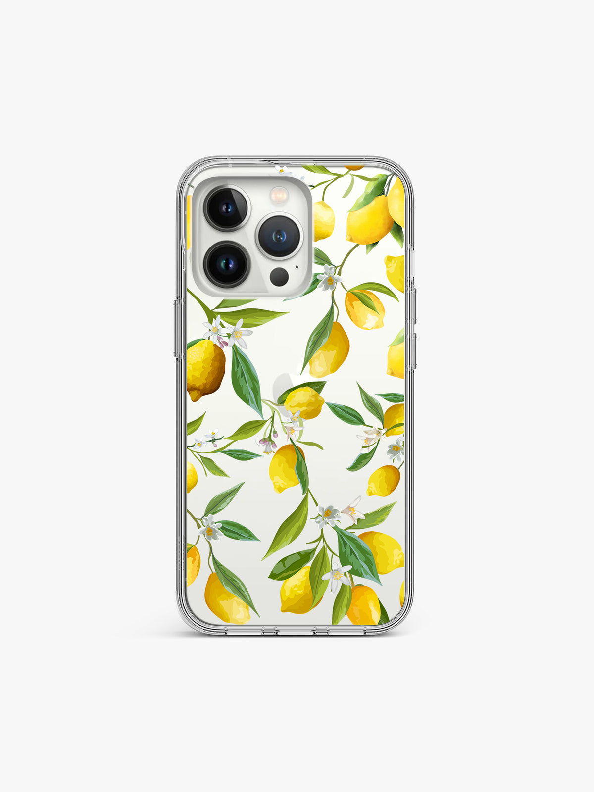 Lemon Fruit Printed Clear Silicone Cover