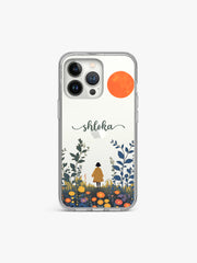 Lost girl Boho Name Printed Clear Silicone Cover