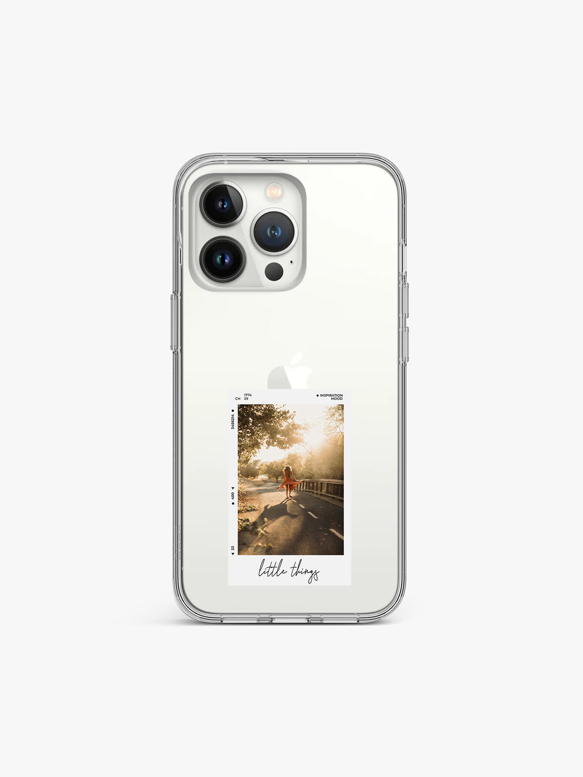 Little things Polaroid Custom Printed Clear Silicone Cover