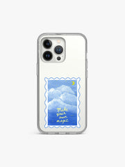Magic Cloud Printed Clear Silicone Cover