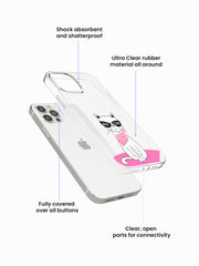 Meow Cat Cartoon Silicone Case Cover