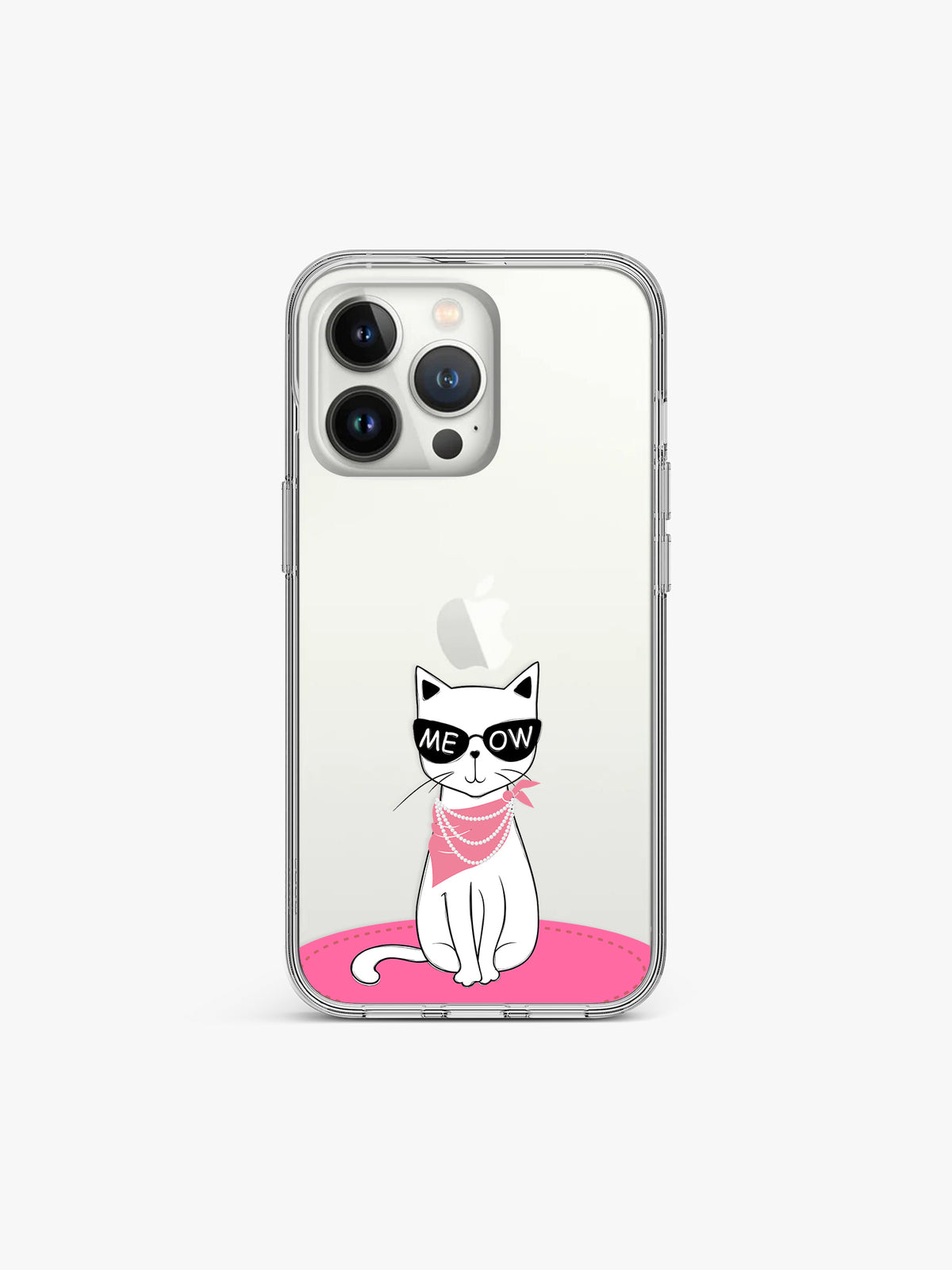 Meow Cat Cartoon Silicone Case Cover