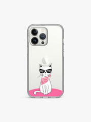 Meow Cat Cartoon Silicone Case Cover