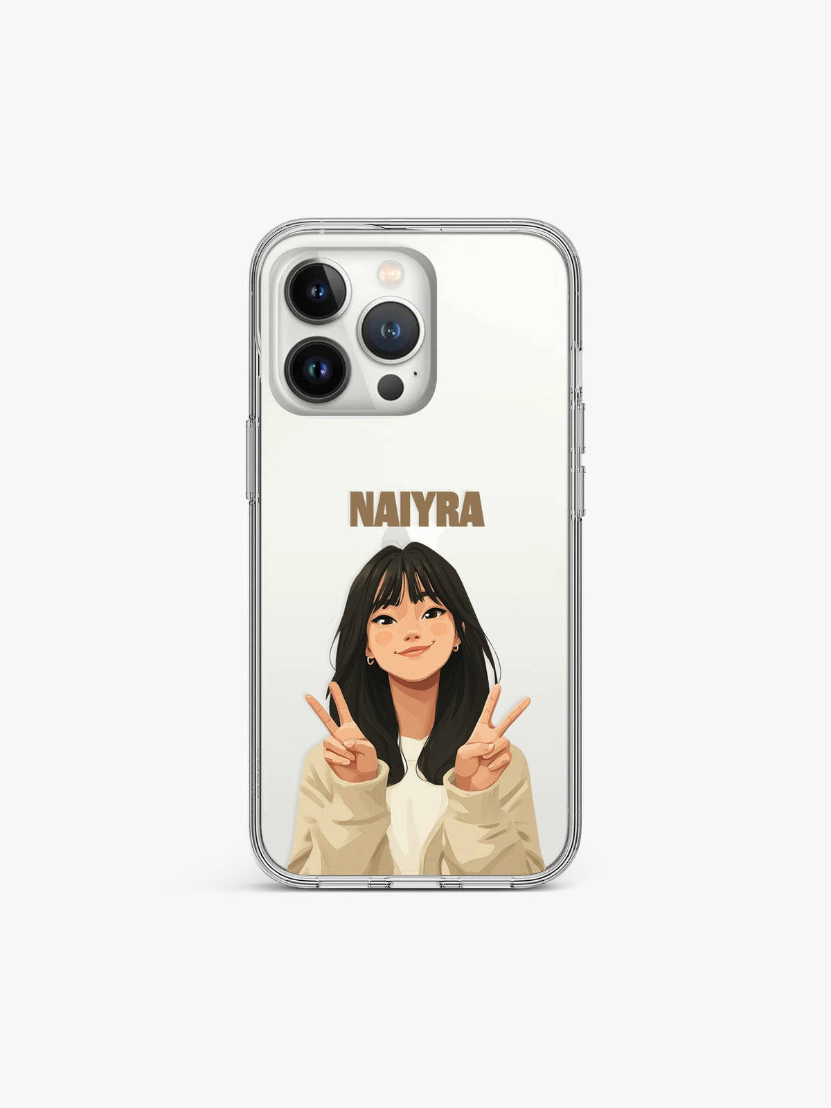 Mystic Girliecore Name Printed Clear Silicone Cover