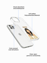 Mystic Girliecore Name Printed Anti-Yellow Clear Case