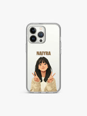 Mystic Girliecore Name Printed Clear Silicone Cover