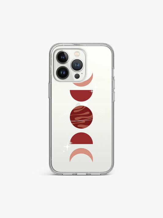 Moon Phases Silicone Case Cover