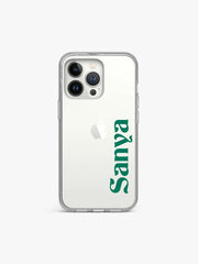 Antiquated Name Printed Clear Silicone Cover