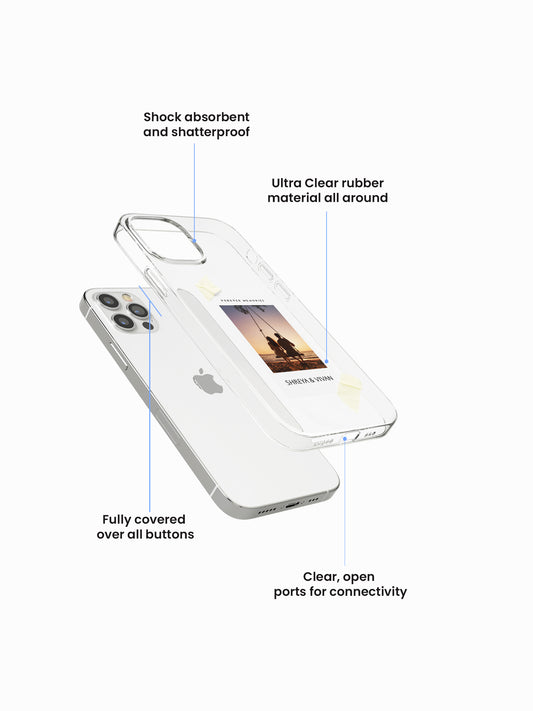 Forever Memory Polaroid Custom Printed Clear Silicone Cover
