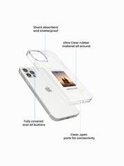 Forever Memory Polaroid Custom Printed Clear Silicone Cover