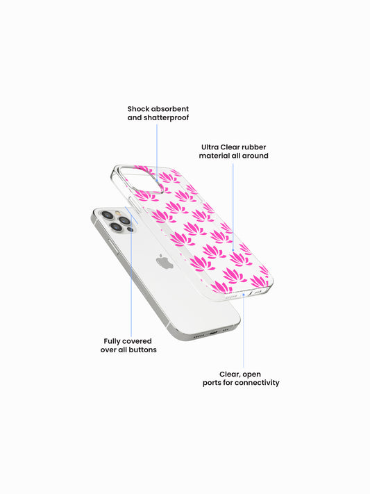 Lotus Nelumbo Silicone Case Cover