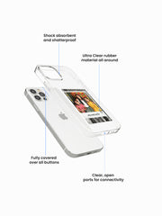 Memory Polaroid Custom Printed Clear Silicone Cover