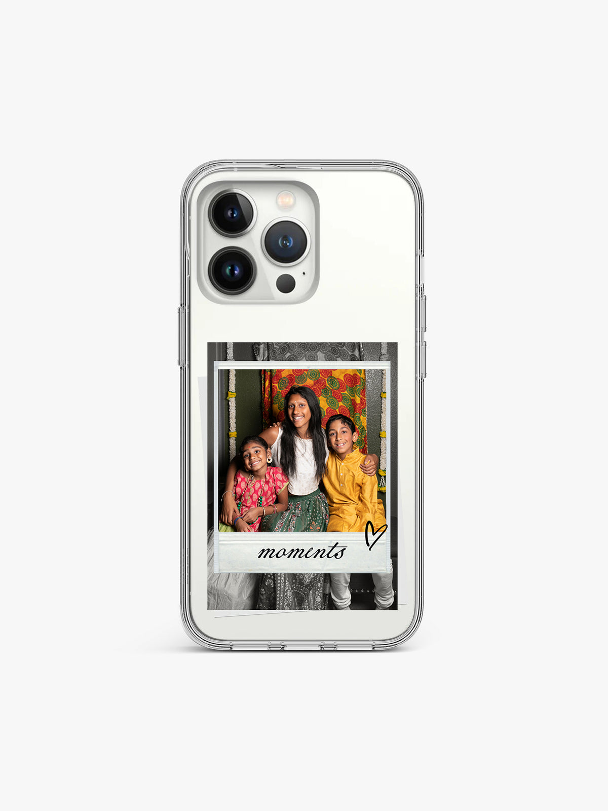 Memory Polaroid Custom Printed Clear Silicone Cover