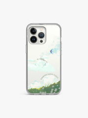 Happy Cloud Printed Clear Silicone Cover
