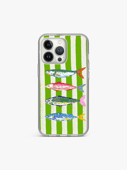 Sardines Ocean Anti-Yellow Clear Case