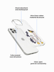 Silly Goose Cartoon Silicone Case Cover