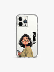 Smarty Girliecore Name Printed Clear Silicone Cover