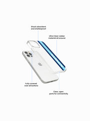 Gujarat Stellar Cricket Name Printed Clear Silicone Cover
