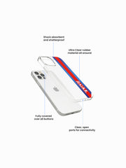 Delhi Stellar Cricket Name Printed Clear Silicone Cover