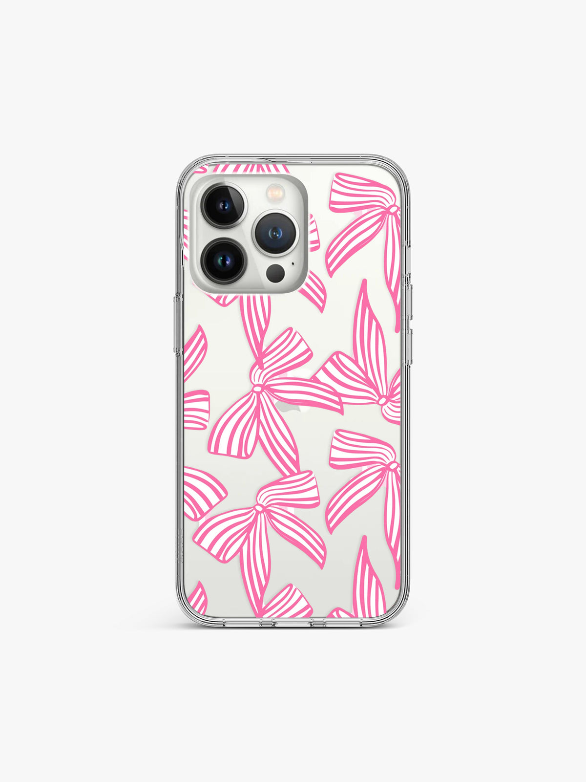 Stripesbow Coquette Silicone Case Cover