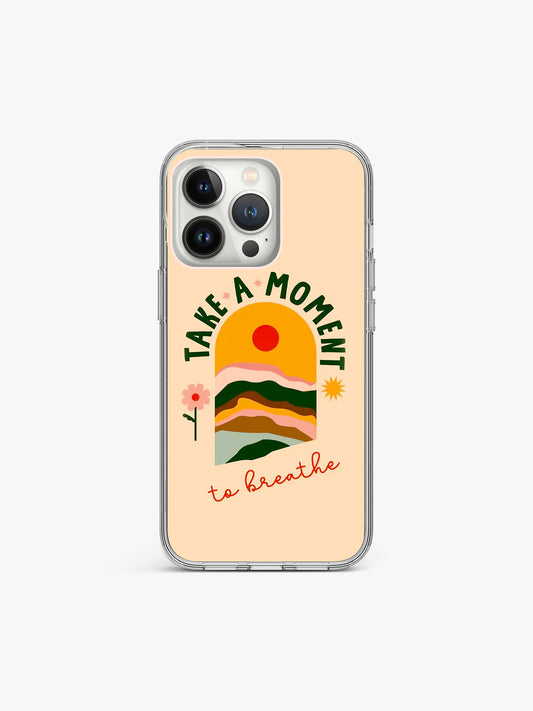 Take a Moment Aesthetic Silicone Case Cover