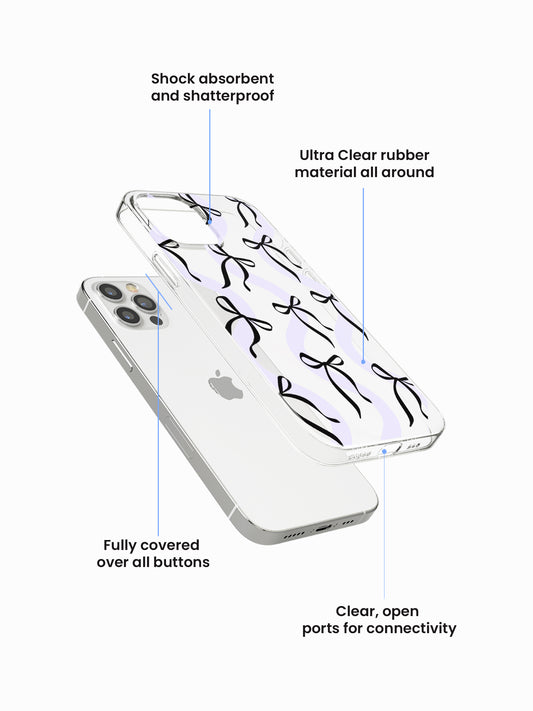 Wavybow Coquette Silicone Case Cover
