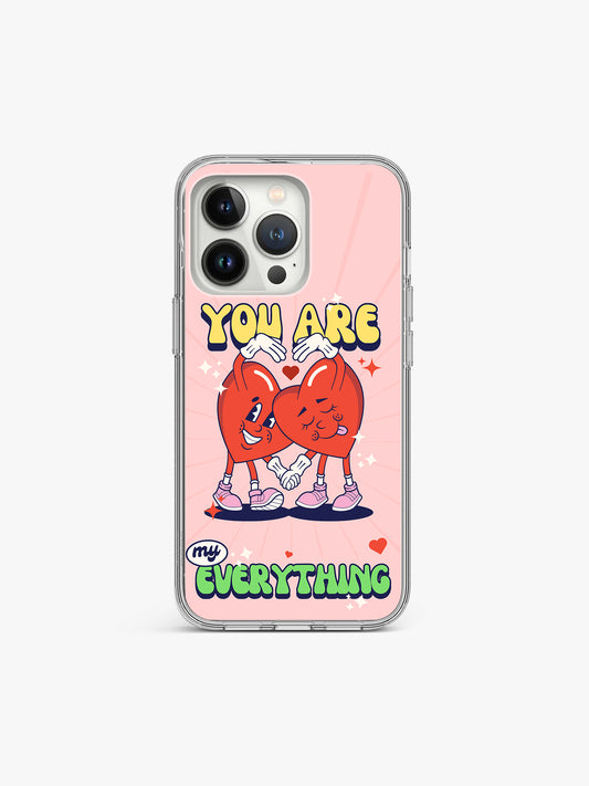 Everything Retro Printed Clear Silicone Cover