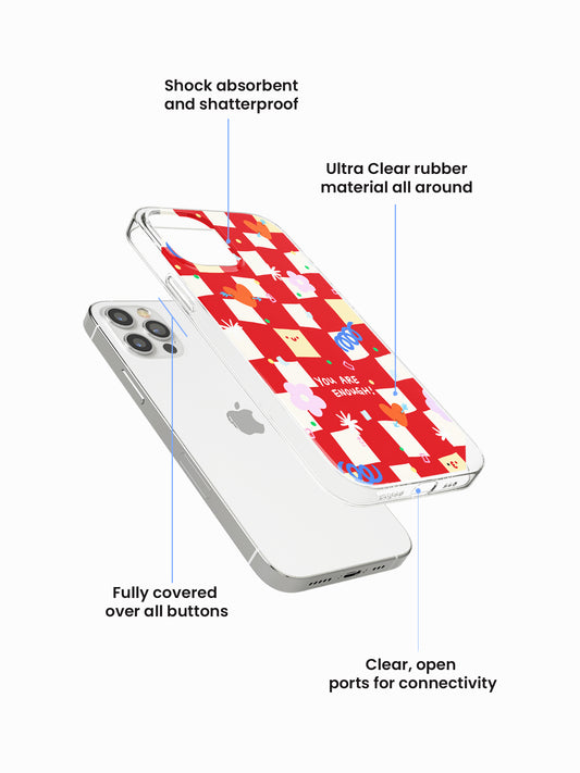 You’re enough Ghingham Silicone Case Cover